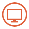 Icon of a computer monitor