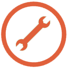 Icon of a double-ended spanner