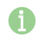 Icon of the letter i in a green circle