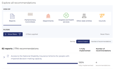 2025 AG recommendations dashboard snip