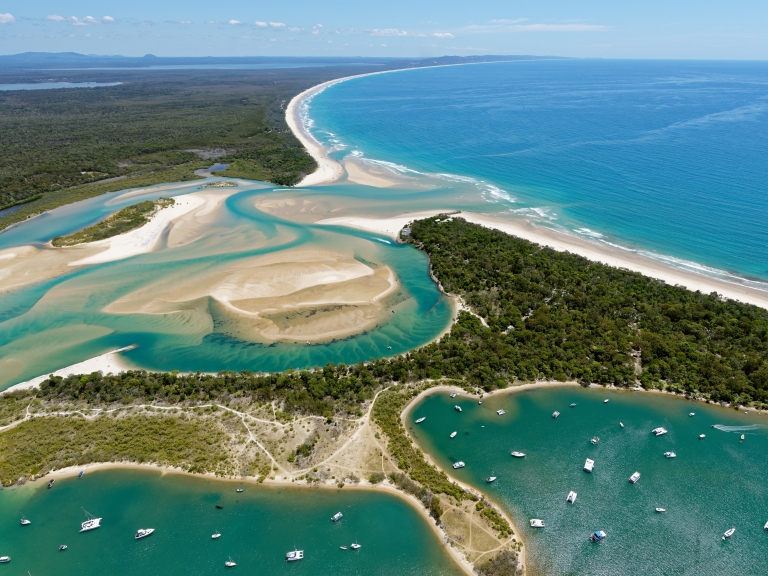 Image of a view over the coastline